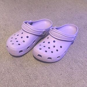 Purple crocs
